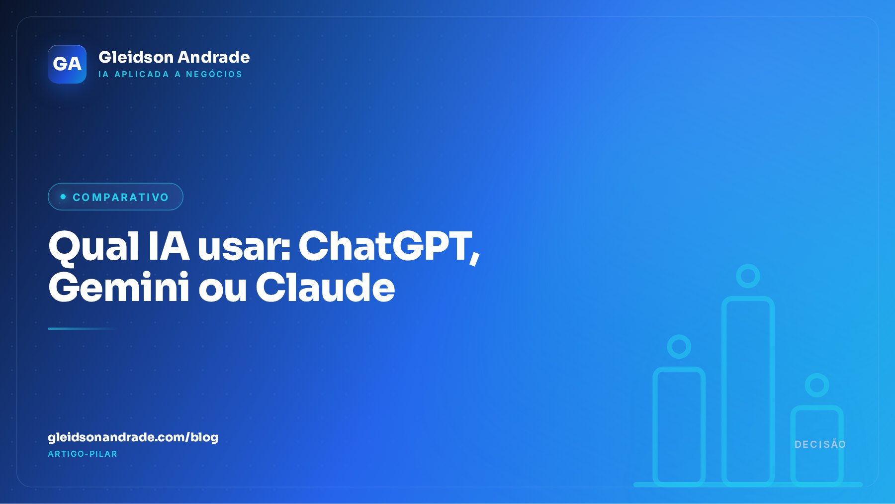 Qual IA usar no seu negócio: ChatGPT, Gemini ou Claude